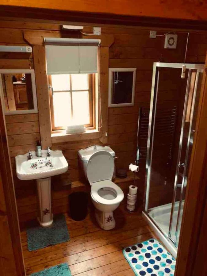 George Cabin - Log Cabin In Wales With Hot Tub Newtown  Eksteriør bilde